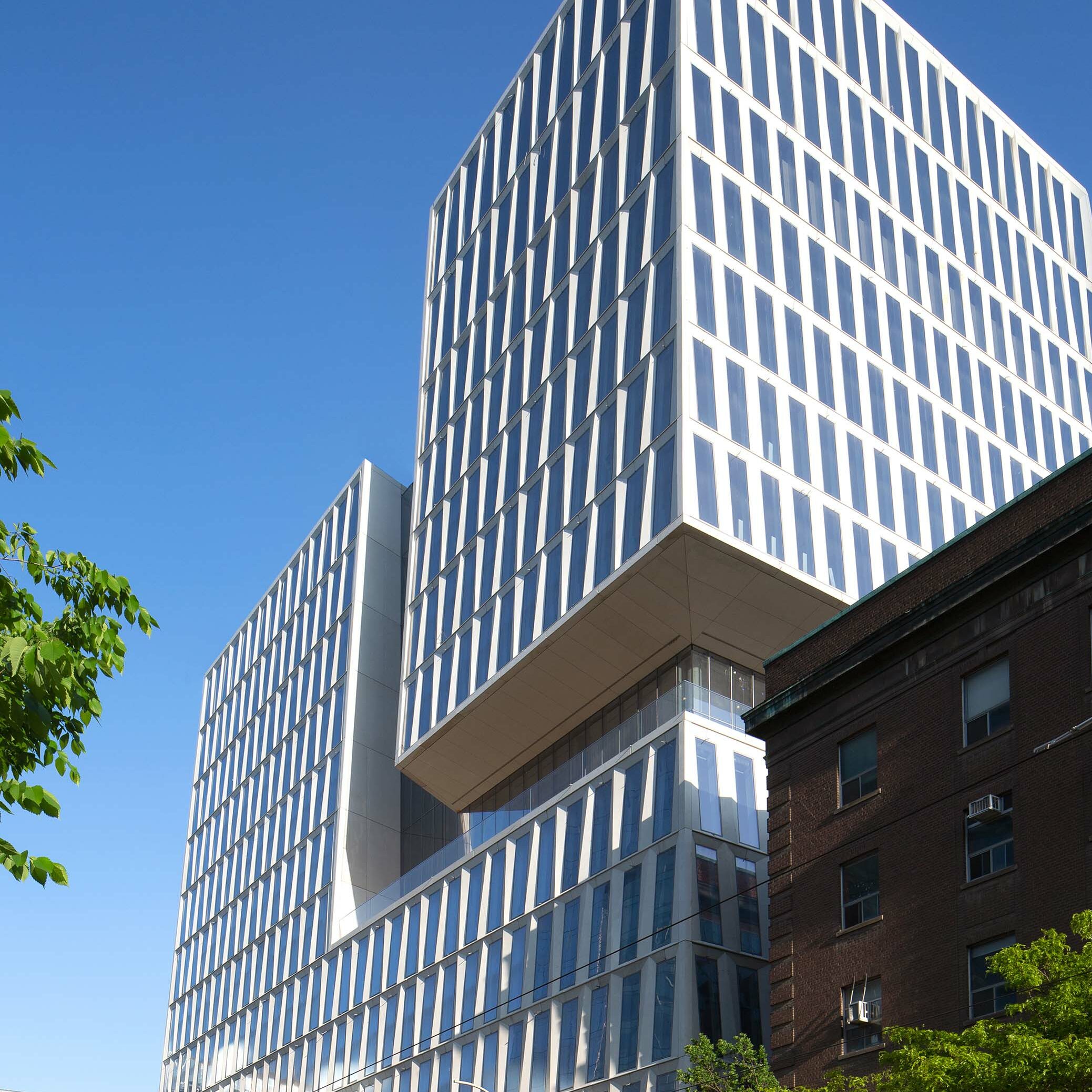 The Schwartz Reisman Innovation Campus and Mars building view from College st