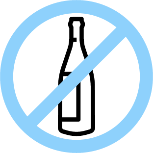 NO bar allowed icon