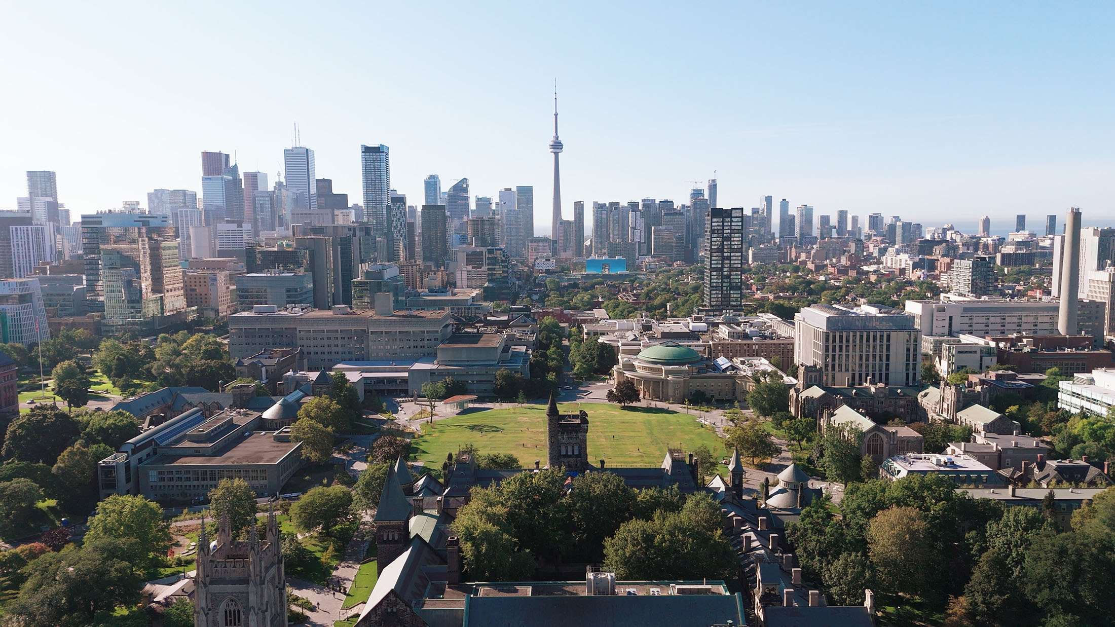 uoft st george campus aerial view